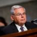 Senator Bob Menendez, a Democrat from New Jersey, during a Senate Banking, Housing, and Urban Affairs Committee hearing in Washington, DC, US, on Tuesday, May 16, 2023. The fight over who bears the blame for the recent US bank failures will turn ever more political today when lawmakers grill the lenders' former senior managers and top regulators. Photographer: Al Drago/Bloomberg via Getty Images