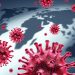 World health coronavirus outbreak and international public infectious disease and global deadly virus health risk and flu spread or coronaviruses influenza as a pandemic medical conceptin with 3D illustration elements.